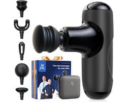 VALI® Massagengun - Massage Pistool- Massage Gun - Zwart - 14cm x 11cm x 5cm