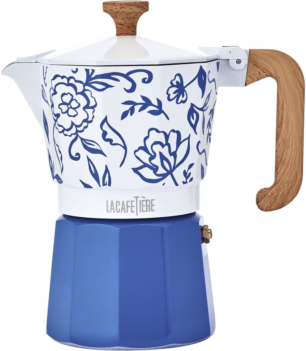 La Cafetière - Venice Percolator - Aluminium - Blauw - 6 Kops - 290ml — afbeelding 1