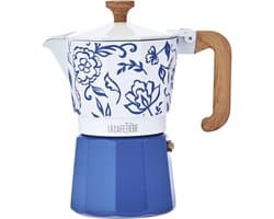 La Cafetière - Venice Percolator - Aluminium - Blauw - 6 Kops - 290ml