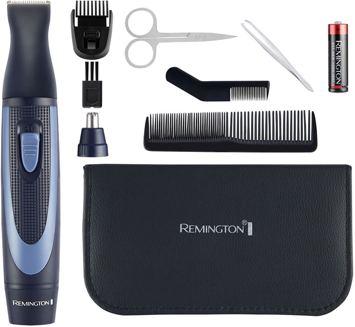REMINGTON Travel Kit Neushaartrimmer / Detailtrimmerset NE3890 Neus- en oorhaartrimmer Blauw — afbeelding 1