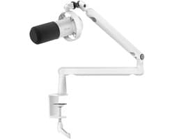 FIFINE - T688W - USB / XLR - Dynamische Microfoon - Met Boom Arm - Streaming - Podcasting - Gaming - Geschikt voor PS4 / PS5 / PC - Wit