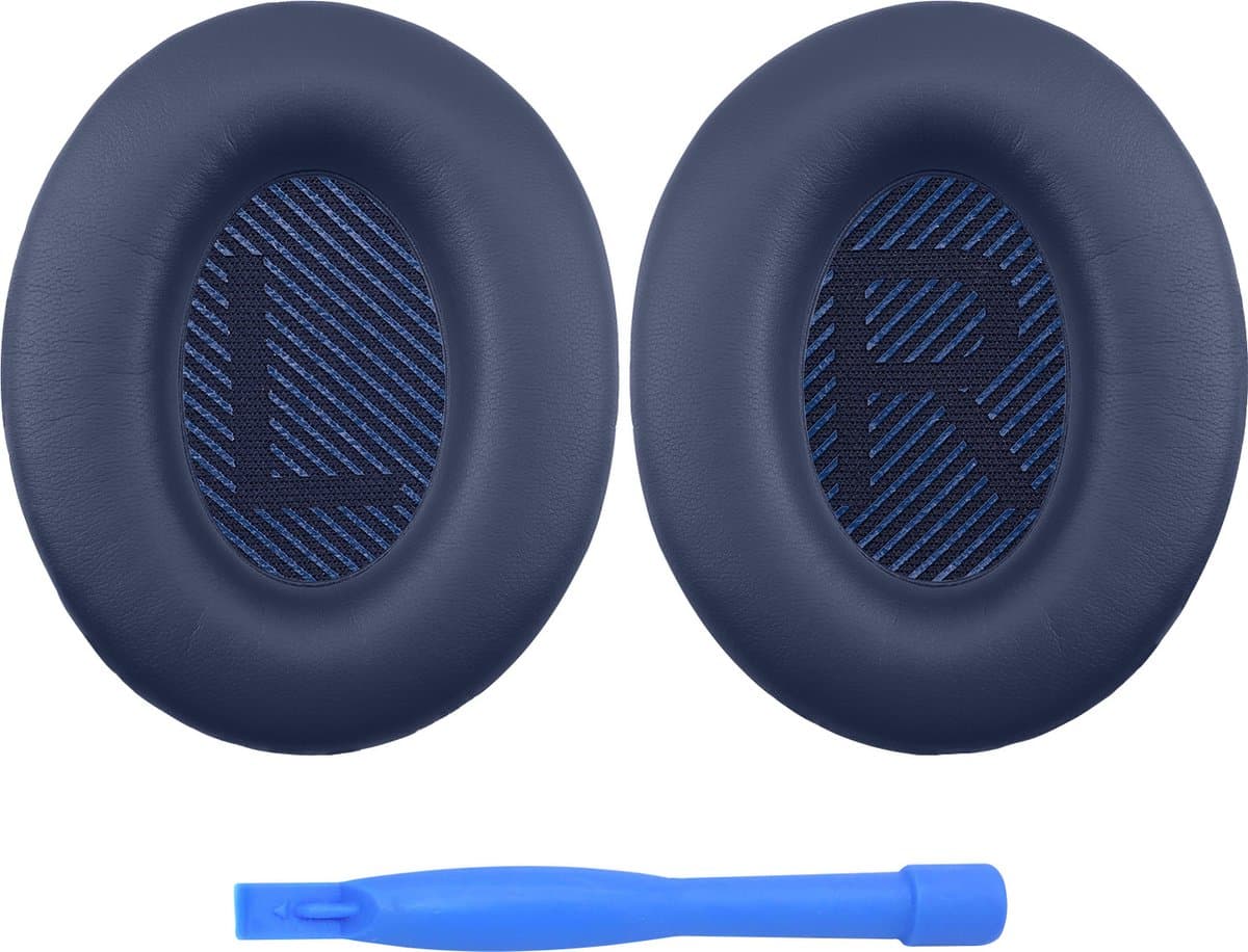 Vervangende Oorkussens voor Bose QuietComfort 35 (QC35) Bose Quiet Comfort 35 II (QC35 II) Over-ear Hoofdtelefoon van MMOBIEL - Protein PU Koptelefoon Oorkussens - Hoofdtelefoon Earpads – Blauw — afbeelding 1