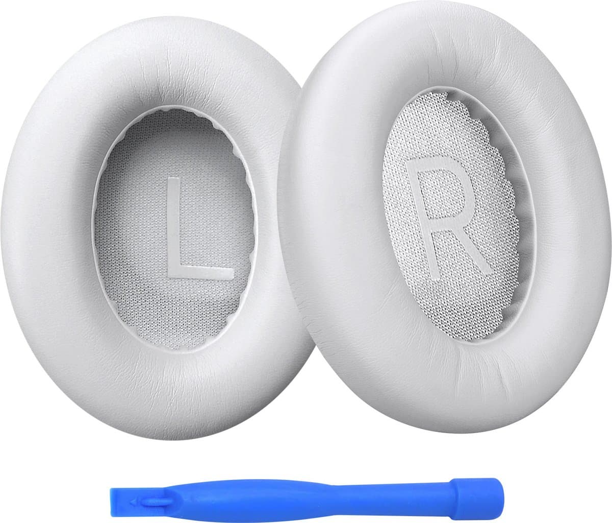 Vervangende Oorkussens voor Bose NC700 / Bose 700 Noise Cancelling Hoofdtelefoon van MMOBIEL - Memory Foam en Protein PU Koptelefoon Oorkussens - Noise Isolation Earpads – Wit — afbeelding 1