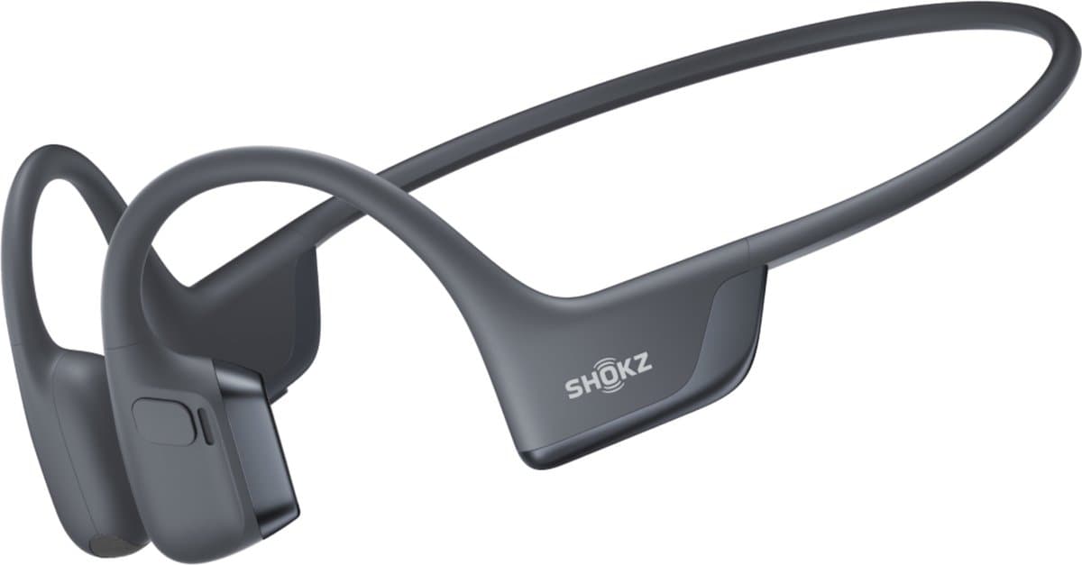 Shokz OpenRun Pro 2 Open-ear Sporthoofdtelefoon - Bone Conduction - IP55 water- en zweetbestendigheid - 12 uur batterij - Zwart — afbeelding 1