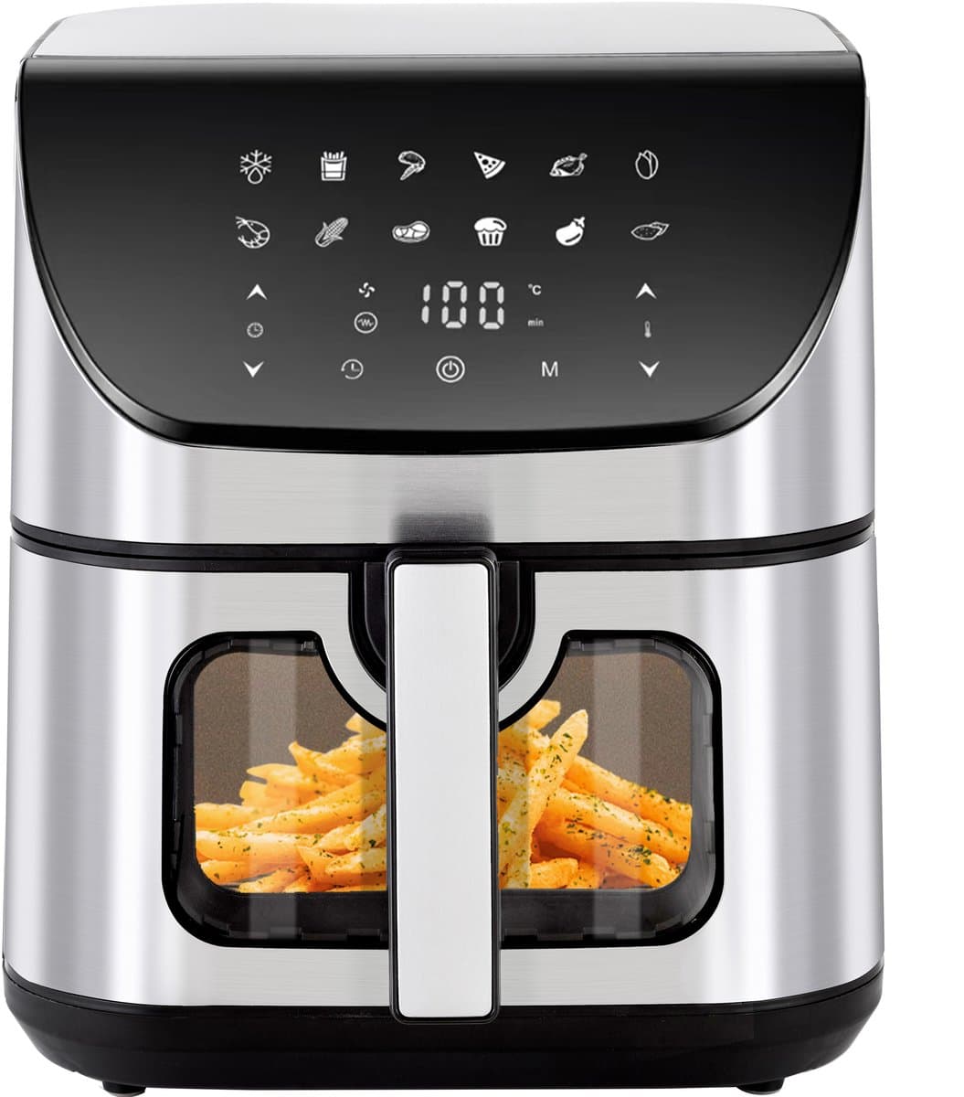 Digitale Airfryer XXL Hetelucht friteuse Sinaopus 8001-9L Grote Capaciteit voor 5 Personen-Snelle Opwarming-12 Voorgeprogrammeerde Functies-eenvoudig te reinigen-LED display — afbeelding 1