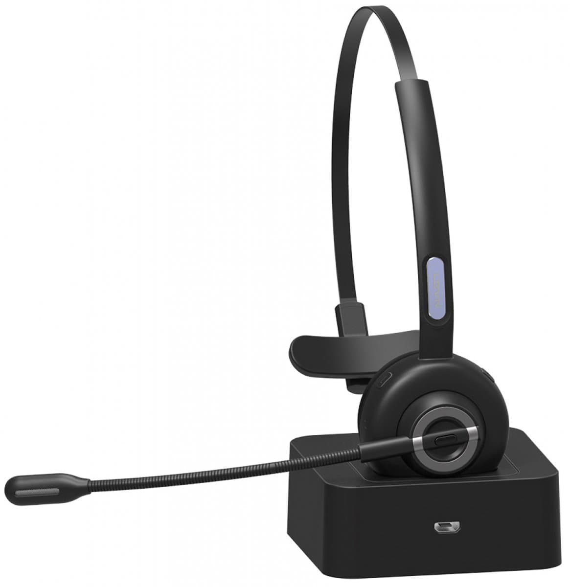 Headset met Microfoon Draadloos - Professionele Draadloze Headset - Voor Computer PC - Laptop - Office Koptelefoon - Bluetooth Koptelefoon — afbeelding 1