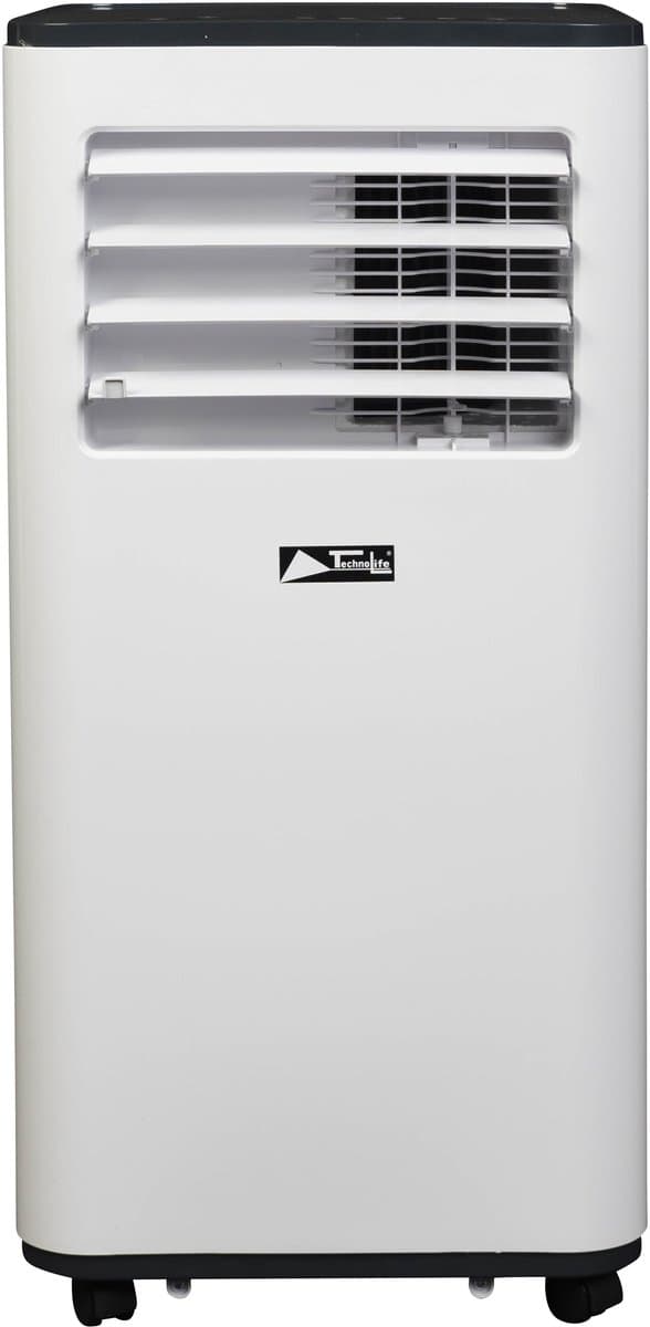 TechnoLife TL-7002 Mobiele Airco - Airconditioning voor 20 tot 35 m2 (75 m³) - 7000 BTU - Met 24-Uurstimer - Wit/Zwart — afbeelding 1