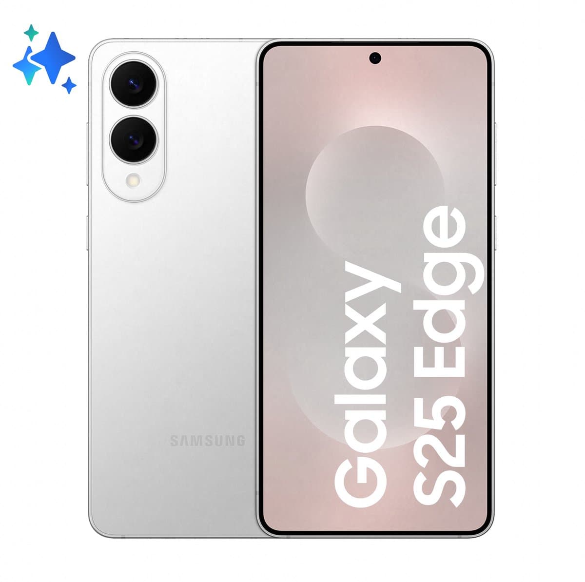 Samsung Galaxy S25 Edge - 512GB - Titanium Silver — afbeelding 1