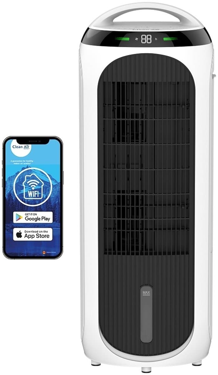 Clean Air Optima® CA-106 Smart - 4-in-1 Aircooler - Luchtkoeler - Luchtreiniger - Luchtbevochtiger en Ventilator met dynamische luchtstroom — afbeelding 1