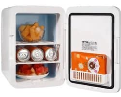 Minibar koelkast - Mini koelkast - Koelkast - Bijzetkoelkast - Makkelijk Mee Te Nemen - Warm & Koel Functie - 10L - Geschikt Voor Cosmetica