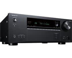 Onkyo TX-NR6100 Black AV-receiver | 7.2 | DAB+ , FM , internetradio | Bluetooth | Wi-Fi | Multiroom | Works with Sonos | DTS Play-Fi | AirPlay 2 | Chromecast | Streaming Services | 8K | HDMI 2.1 | Klipsch Optimize Mode | THX Select