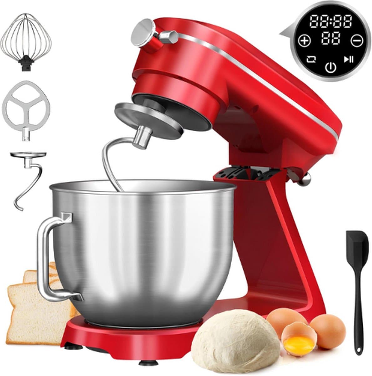 Mixer Met Mengkom - Keukenmachine - Keukenmixer - Deegmachine - Kneedmachine - Deegmixer - Mixer - Mixer Met Mengkom Keukenmachine - Mixer Met Kom - Mixer Keukenmachine - Keukenmixer Met Mengkom - Keukenmixers - Keukenmachines - Keukenrobot - App — afbeelding 1