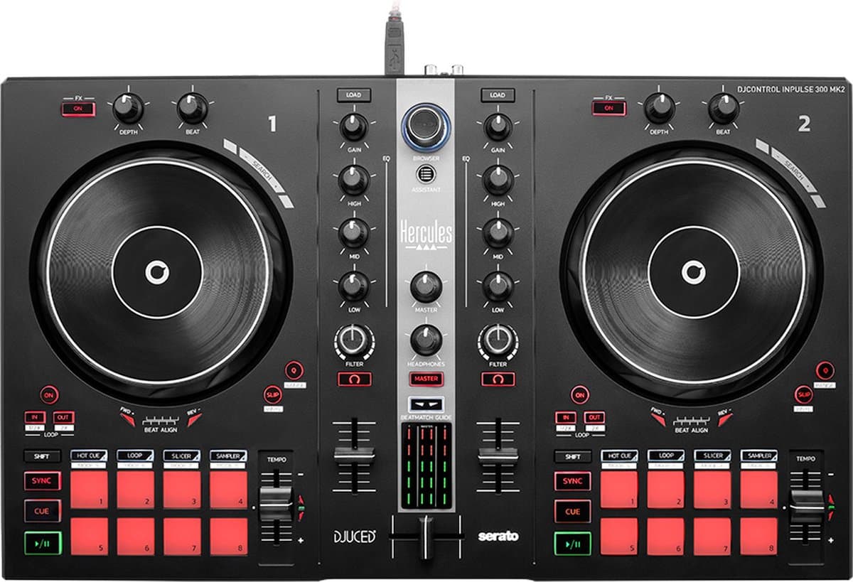Hercules DJ Control Inpulse 300 MK2 zwart — afbeelding 1