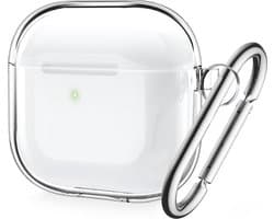 YONO Hoesje geschikt voor Airpods 4 - Case - Siliconen - Transparant