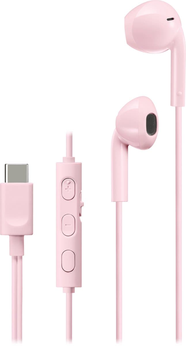 JVC HA-FR17UC - In-Ear USB-C Stereo Headset + Remote - Roze — afbeelding 1