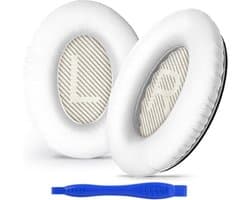 Oorkussen geschikt voor Bose QuietComfort 35 ii - Wit