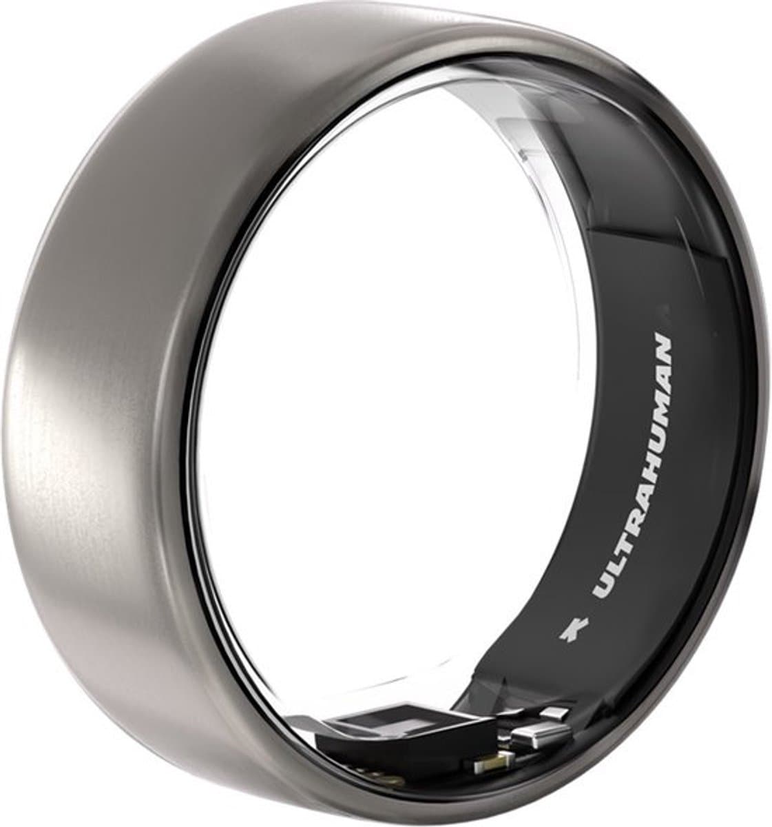 ULTRAHUMAN Ring AIR – Smart Ring | Geen maandabonnement | Bepaal eerst de juiste maat met de Sizing Kit | Slaaptracker - Hartslagmeter - Fitnesstracker – Raw Titanium – Size 10 — afbeelding 1