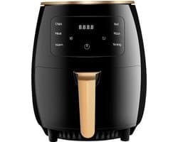 Luchtfriteuse - airfryer - smart touch - 4,5 liter - 1400w - zwart -