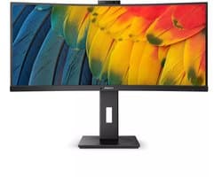 Philips 34B1U5600CH- Ultrawide Webcam Monitor - USB-C - RJ45 - 120hz - 34 inch — afbeelding 1