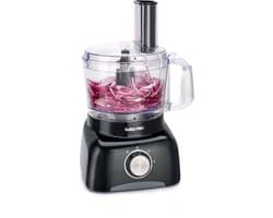 Swiss Pro+ | Krachtige SP800 Retro Foodprocessor - 1.2 Liter - 13 Delig | Inclusief accessoires | Super Black