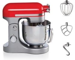 Planeetmenger - Keukenmachine - Zelf bakken - 11 snelheden - 5.5 liter kom - Rood