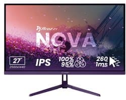 Arozzi Nova 27" Gaming Monitor - QHD IPS - 260Hz - Paars