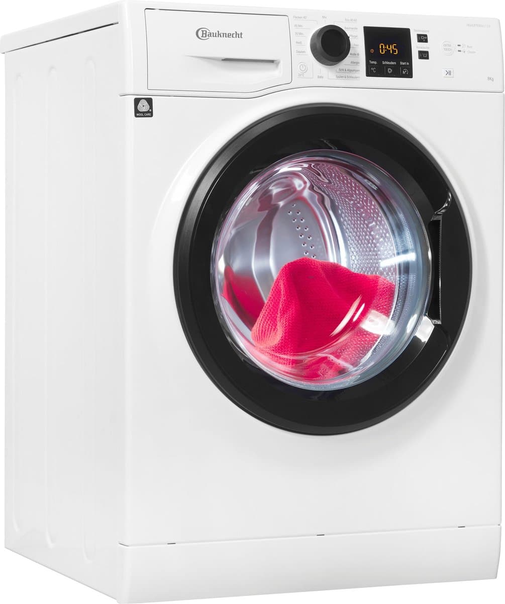 Bauknecht Super Eco 845 A | Wasmachine | 8 kg | Energielabel A | Taal display Duits — afbeelding 1