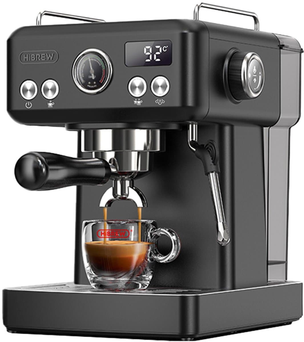Hibrew H10A 19Bar Espresso Machine Met Verlichting En Maalmolen — afbeelding 1