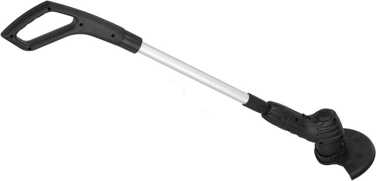 Elektrische Grasmaaier - Draadloos Gras Trimmer - Tuinonderhoud Buiten - Verstelbare Lengte - 37-68 cm - Zwart — afbeelding 1