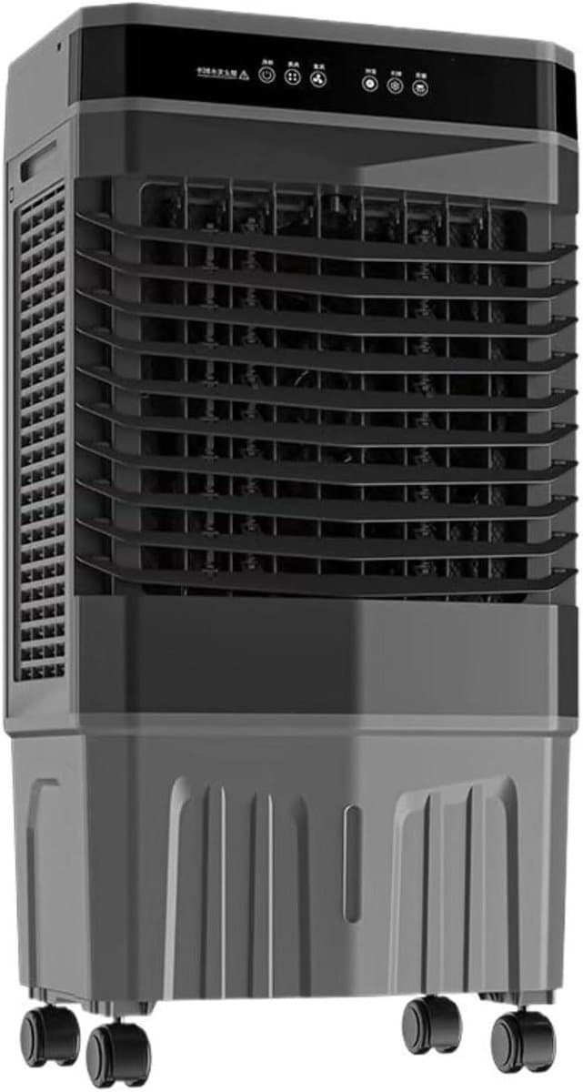 Mobiele Airco - Luchtkoeler Ventilator - Kamers Koelen - Zonder Afvoerslang - 50 Liter Reservoir - Wit — afbeelding 1