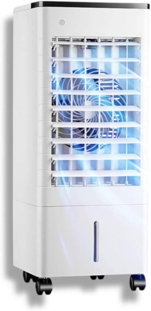 Verdampingsluchtkoeler - Draagbare airco - Ruimte koelen - Grote watertank - 9L tank - Wit — afbeelding 1