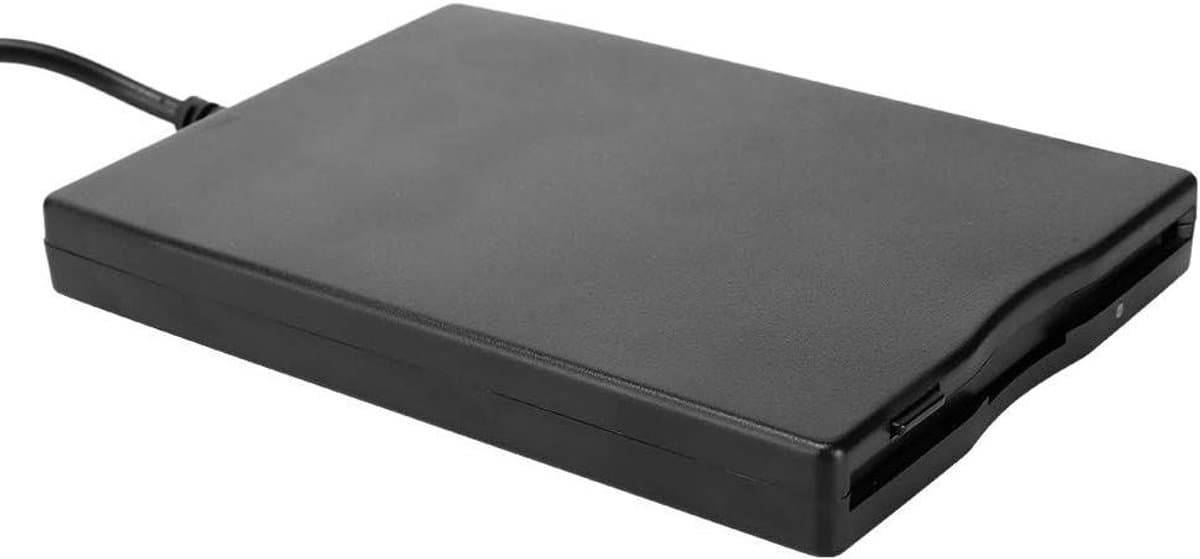 Externe Floppy Drive - 3.5 Inch Lezer - Bestanden Overzetten - Geen Externe Voeding - 3.5 Inch - Zwart — afbeelding 1