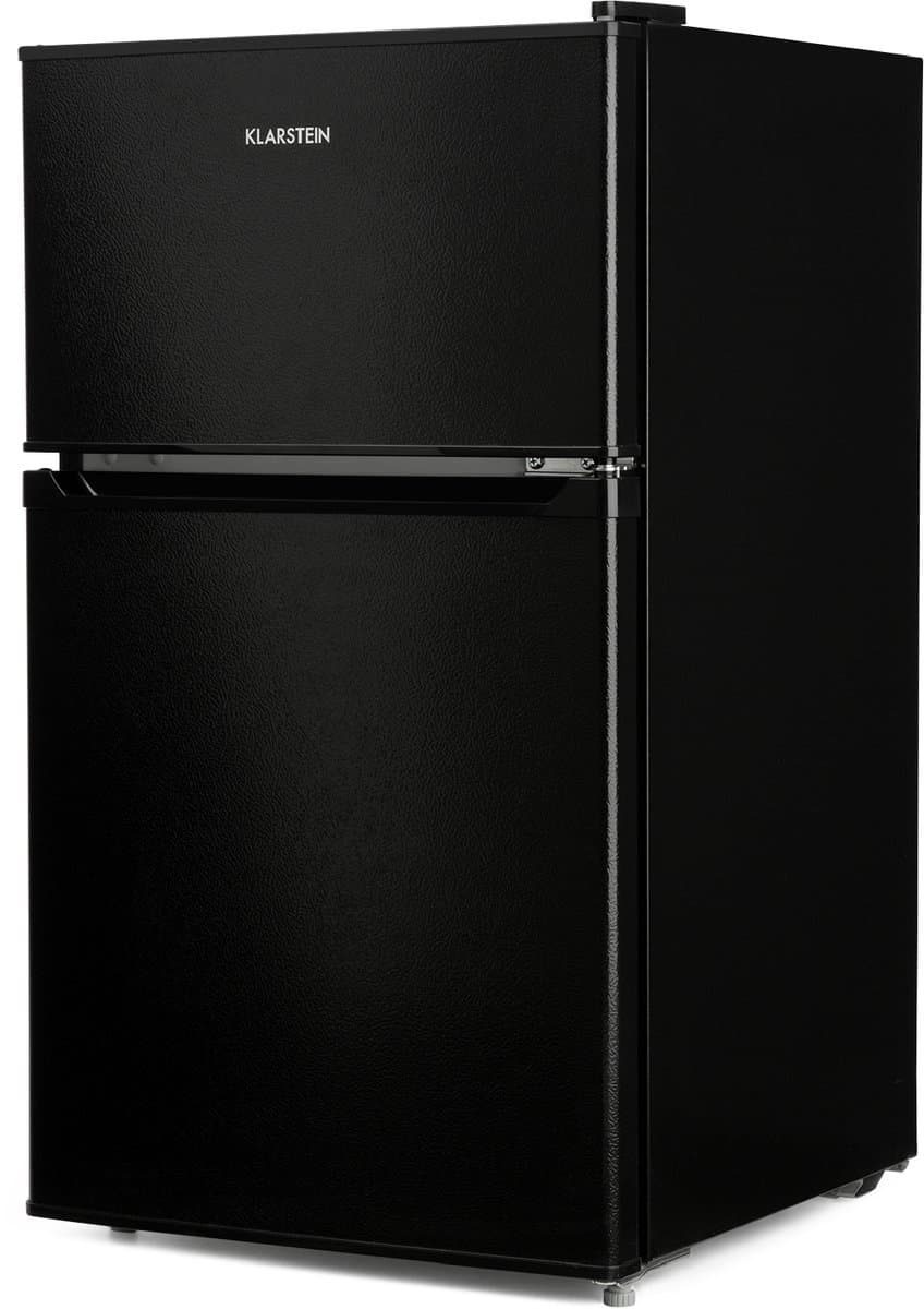 Klarstein Diepvriezer Big Daddy Cool Koelvriescombinatie 87L 40 dB - Koelkast met Vriesvak - Mini-Koelkast Compact - voor Keuken voor Singles - LED Vrijstaand Glazen Lades - Freezer - Vrieskast - Diepvrieskast - Vrieskast Klein — afbeelding 1