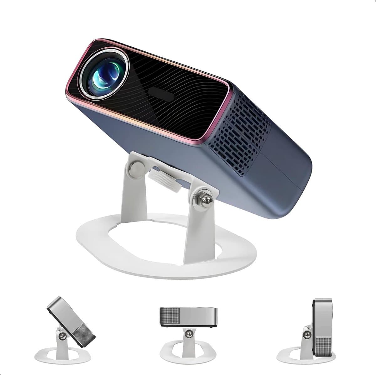 Verstelbare Projectorhouder voor Video Projectoren, Universele Stand met 1/4 Inch Schroefdraad, Ideaal voor Tafels en Optimale Projectiehoek — afbeelding 1