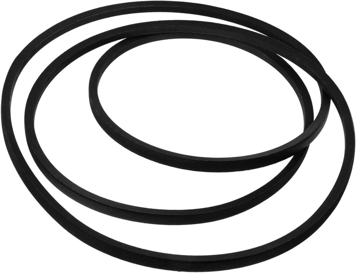 Vervangingsband Grasmaaier - Aandrijfriem Rubber - Gazon Onderhoud - Duurzaam Rubber - 107cm Lengte - Zwart — afbeelding 1