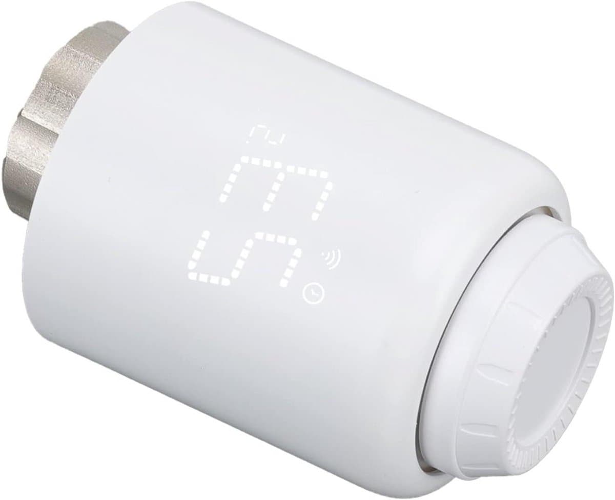 Radiatorthermostaat - Slimme thermostaat - Temperatuur regelen - Draadloze bediening - M30 x 15 mm - Wit — afbeelding 1
