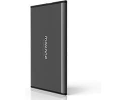 Externe Harde Schijf - Draagbare Opslag - Bestanden Opslaan - Ultradun Aluminium - 1 TB - Grijs