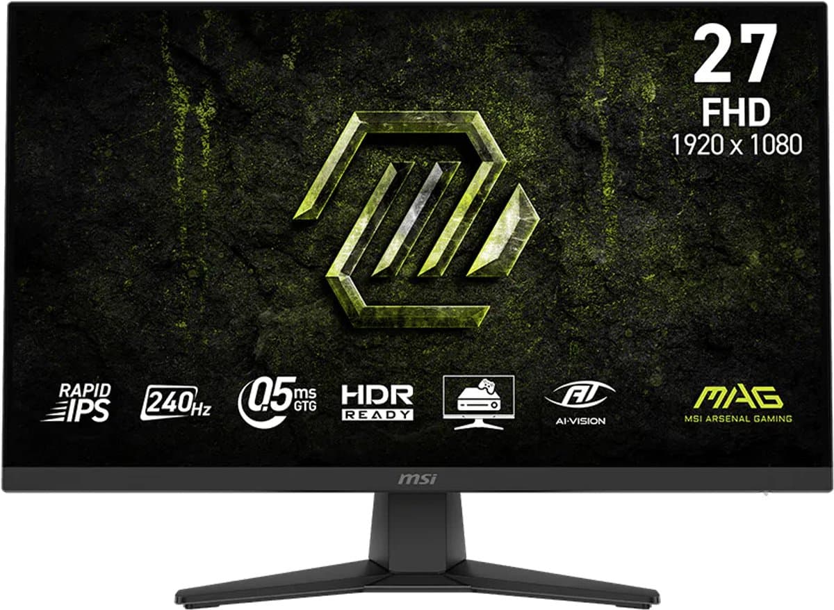 MSI MAG 272F X24 - Rapid IPS Gaming Monitor - Full HD 240hz - 27 inch — afbeelding 1