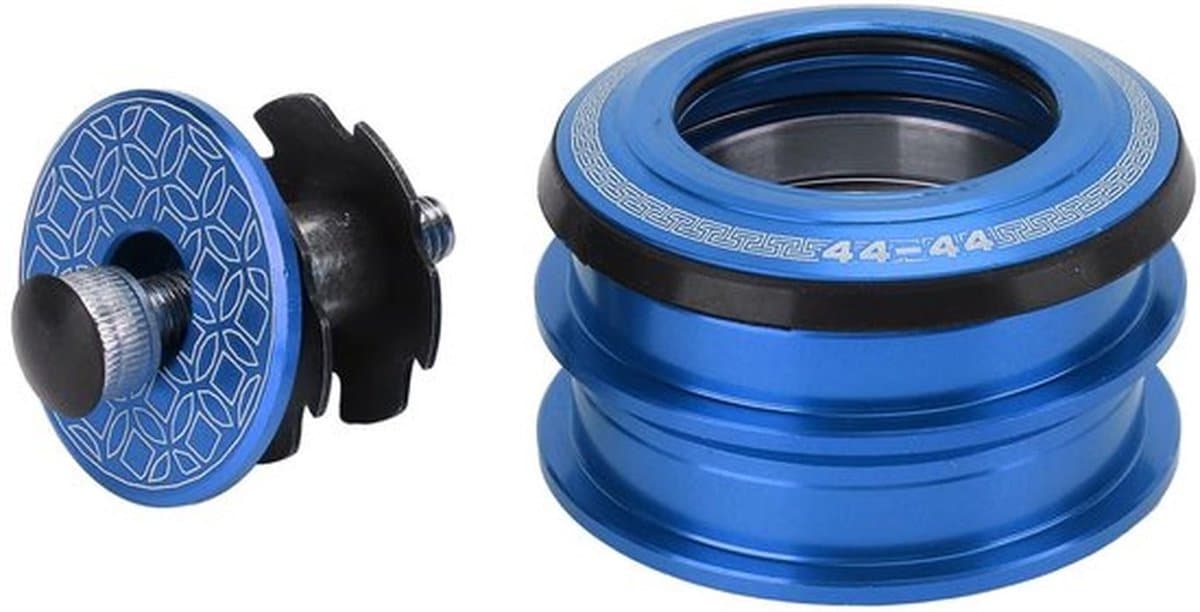 Fiets Headset, 2 Stuks 44 MM Fiets Headset Lager Fiets Headset Dubbele Lagers Fietsen Headset Accessoire (Blauw) — afbeelding 1