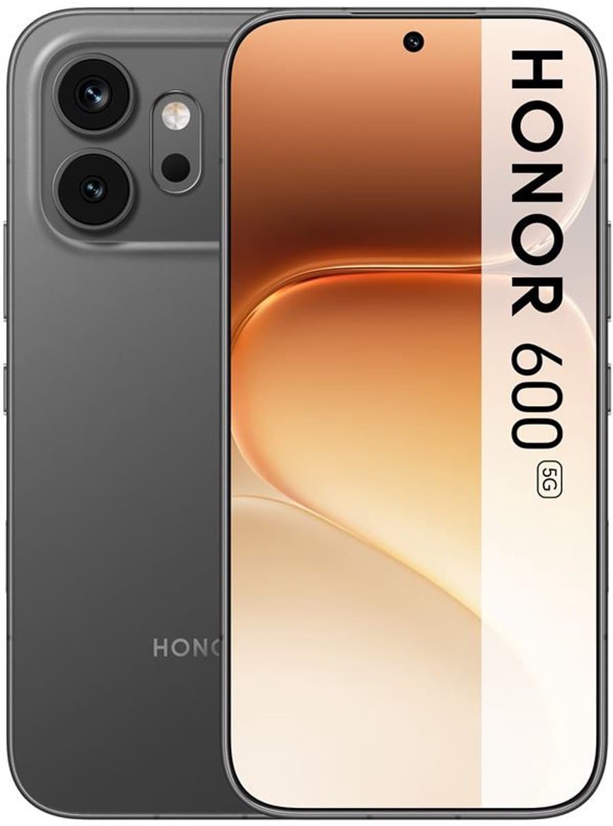 HONOR 600 - Smartphone 5G - 8GB 256GB - Zwart - 6.57 inch AMOLED - 200MP - IP68 — afbeelding 1