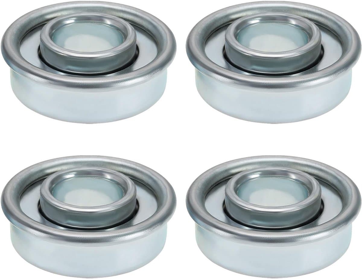 Dailygoods- Maaiertrekker Lager 4 Stuks - Wiellagers - Staal - Buitendiameter 28,6 mm - Binnendiameter 12,2 mm - Dikte 9,8 mm - Wiellager — afbeelding 1