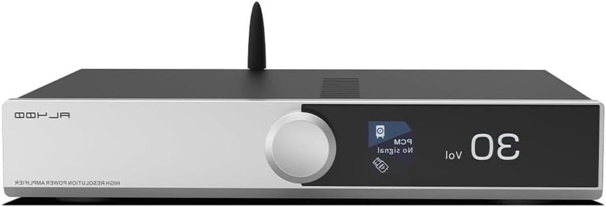 Hi-Fi Versterker - Decoder Preamplifier - Muziek Streamen - MQA-CD Decodering - 85W x 2 - Zilver — afbeelding 1