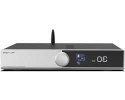 Hi-Fi Versterker - Decoder Preamplifier - Muziek Streamen - MQA-CD Decodering - 85W x 2 - Zilver