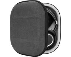Hoofdtelefoonhoes - Draagbare Case - Veilige Opslag - Harde Buitenschaal - 18.5 x 15.5 x 6.5 cm - Grijs