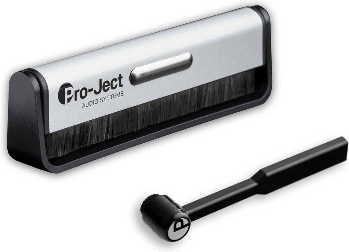 Pro-Ject Cleaning Set Reinigingskit - Complete Vinylverzorging - Antistatisch & Beschermend - Eenvoudig in Gebruik - Zwart — afbeelding 1