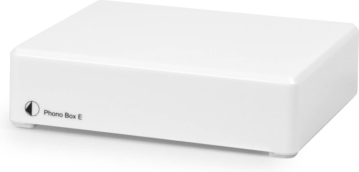 Pro-Ject Phono Box E Voorversterker MM - Compact Design - Nauwkeurige Geluidsweergave - Eenvoudige Plug & Play - Wit — afbeelding 1