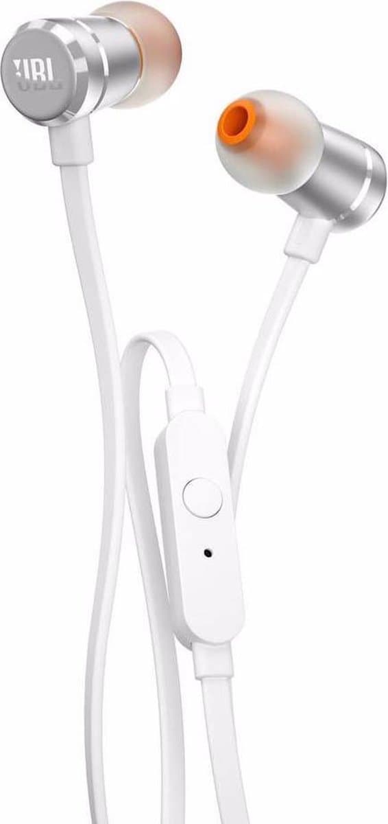 JBL Tune 290 - In-ear Oordopjes Bedraad - Oortjes met Microfoon - 3.5 mm Koptelefoon Aansluiting - Aluminium Design - Pure Bass Sound - Zilver — afbeelding 1