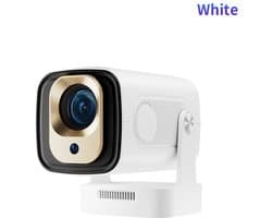 Prime Home Mini projector - Beamer projector - Mini projector 4k - Native 1080P - Android 11 Dual WiFi Bluetooth 5.4 - Autofocus Keystone - 330 ANSI Thuisbioscoop - Wit