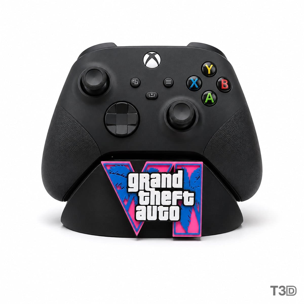 T3D GTA 6 Controller Standaard - Geschikt voor Xbox Series X S Controller - Xbox Controller Standaard - Zwart — afbeelding 1
