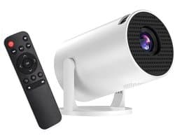 WiFi-videoprojector, Draagbare Thuisbioscoopfilmprojector met Stabiele WiFi en Meerdere Poorten, 240 ° Rotatie en Stille Werking